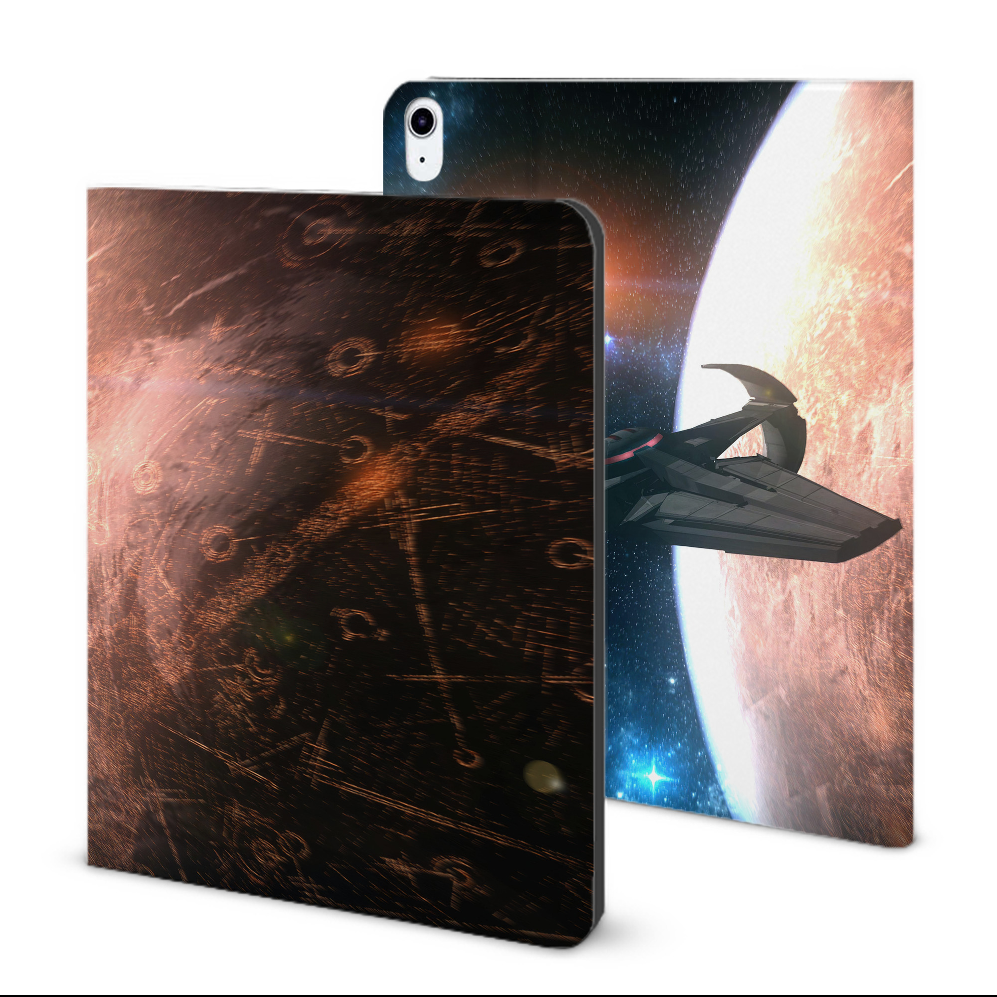 （画像用） スター・ウォーズ Star Wars IPad ケース ブック型 PUレザー TPU 耐衝撃 軽量 薄型 ペン収納なし 全面保護 IPad 各モデル対応